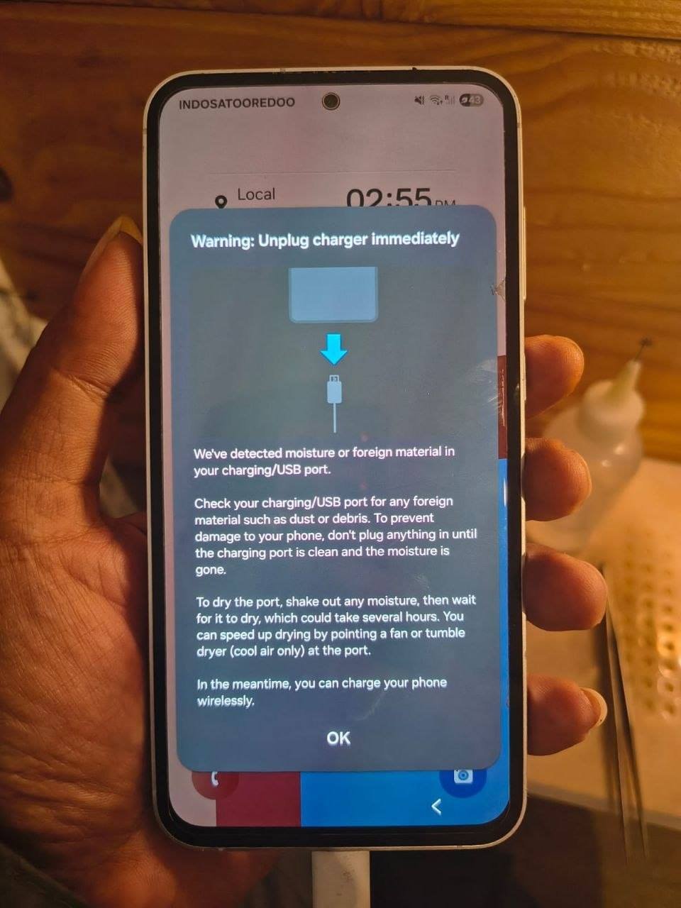 Charging problem repair documentation