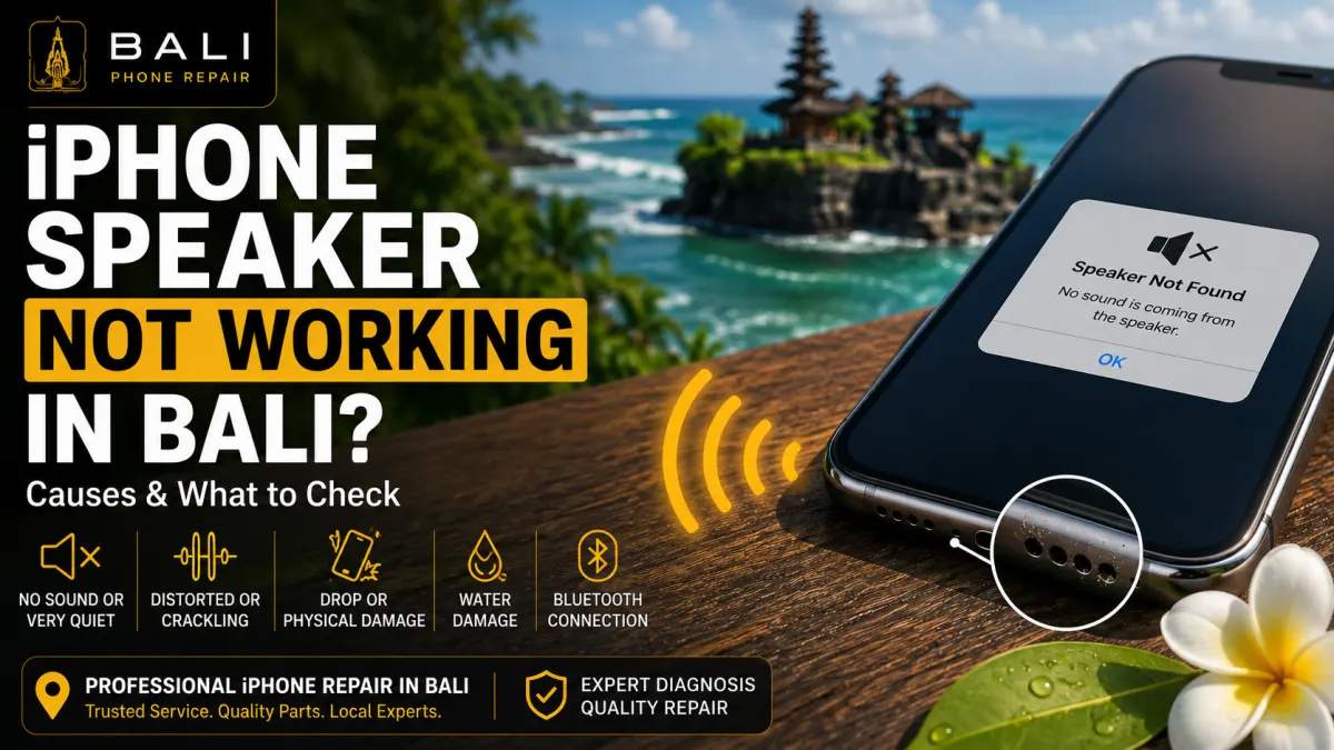 iPhone speaker repair in Bali